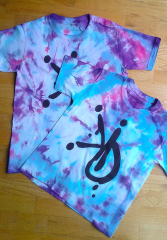 Purple/Fuchsia/Blue/Turquoise Kids Shirt