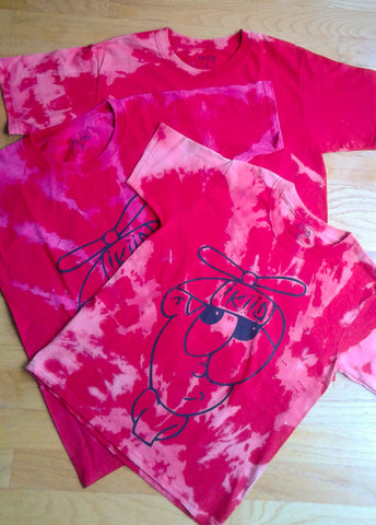 Red Distressed Kids Shirt