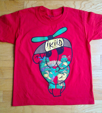 Ninja Turtles Have Lunch Kids Shirt